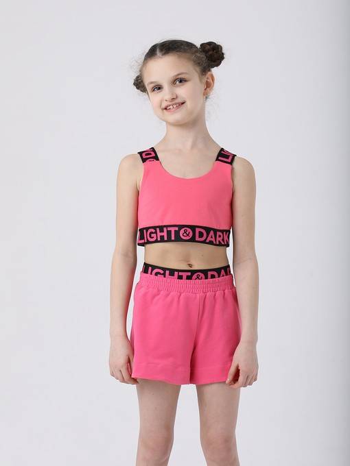 Костюм (топ/велосипедки)