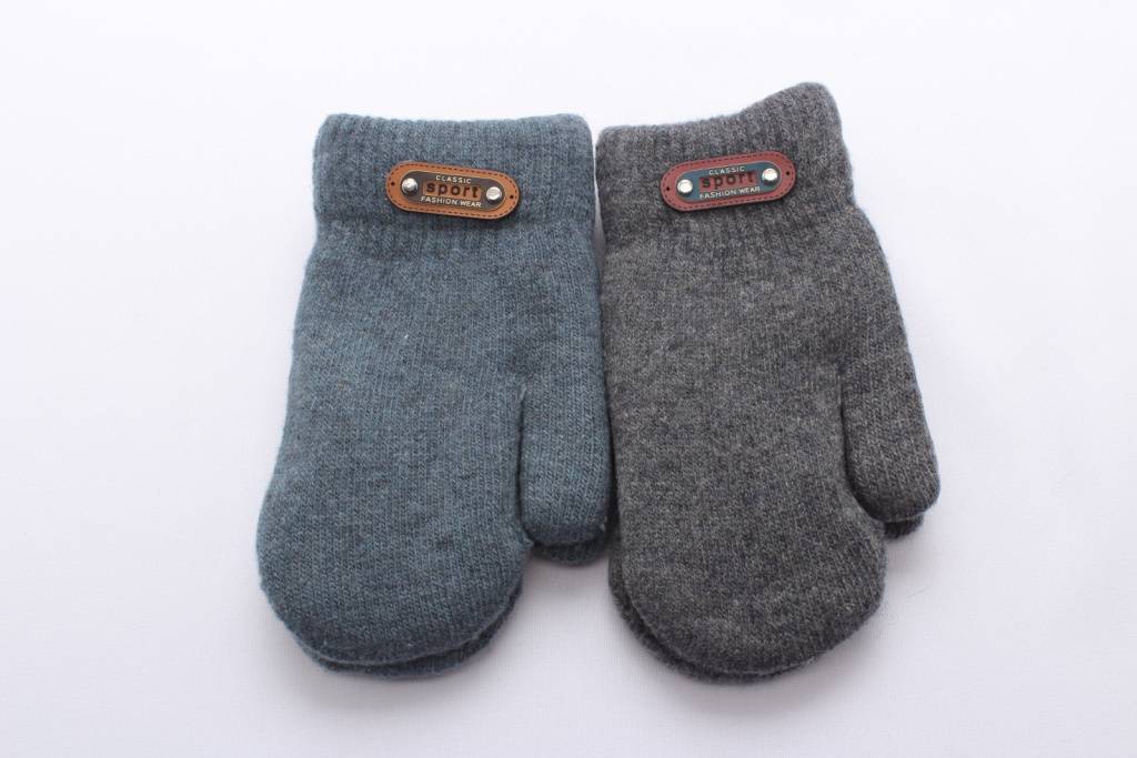 Варежки двойные