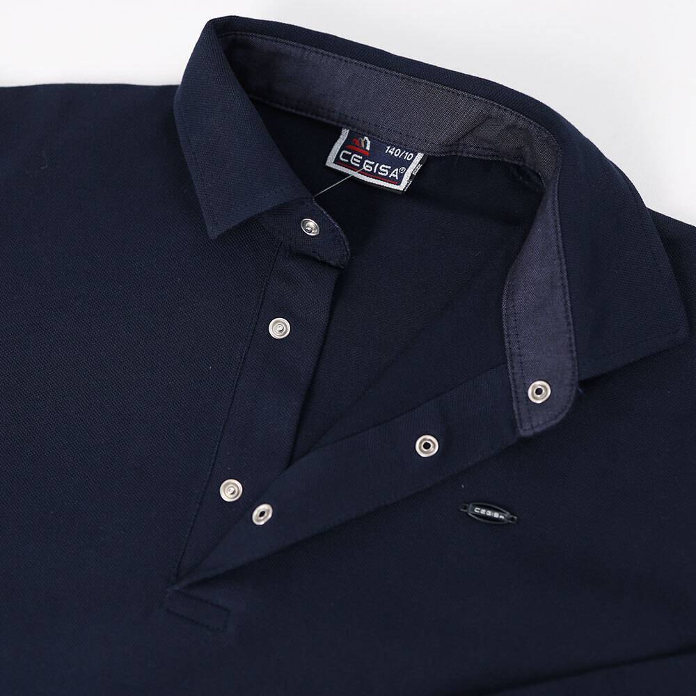 Поло с длинным рукавом