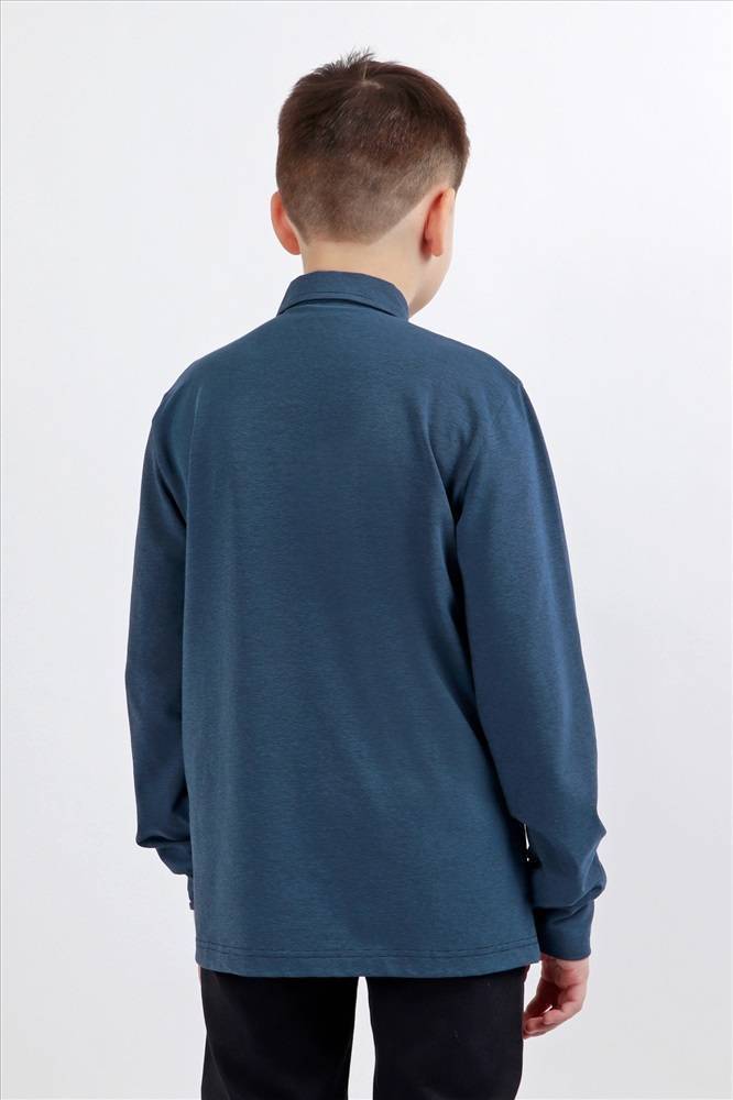 Поло с длинным рукавом