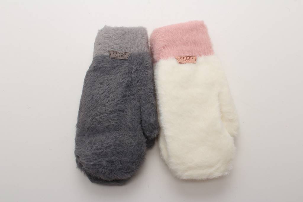 Варежки двойные