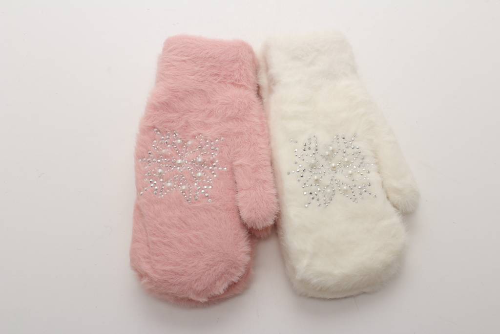 Варежки двойные