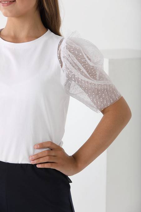 Блузка с коротким рукавом