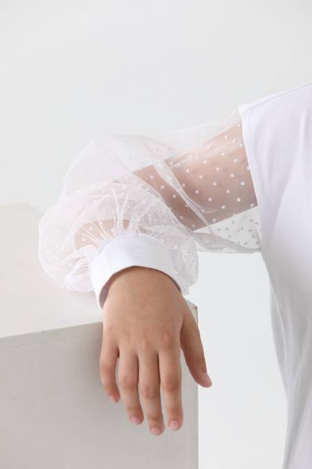 Блузка с длинным рукавом